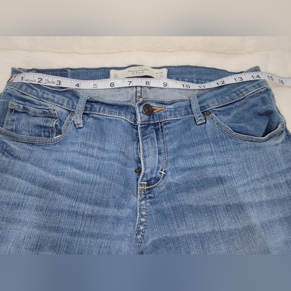 Abercrombie & Fitch Blue Skinny Jeans Premium Denim - Picture 8 of 12